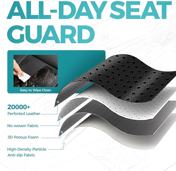 for Toyota Camry Seat Covers Hybrid XLE XSE 2018 2019 2020 2021 2022 2023 2024 - Image 4