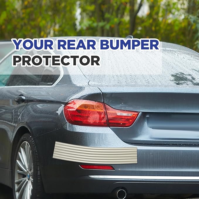 Garage Wall Protector 3.15in x 10ft Self-Adhesive Rubber Bumper Protectors Strip - Image 6