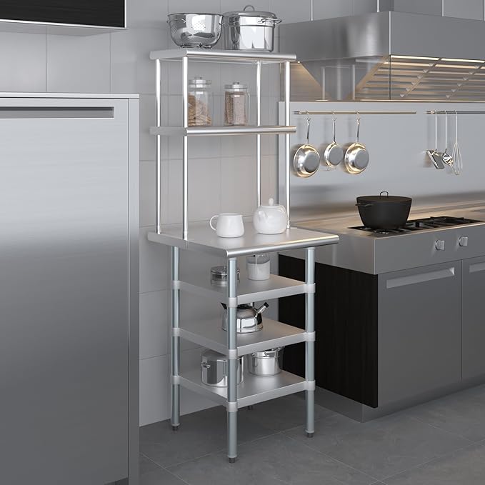 Amgood 24" x 24" Stainless Steel Work Table - Image 9