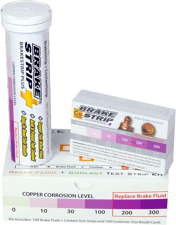 Phoenix Systems BrakeStrip Plus Service Center Kit. Double Ended Brake Fluid by Phoenix+Systems