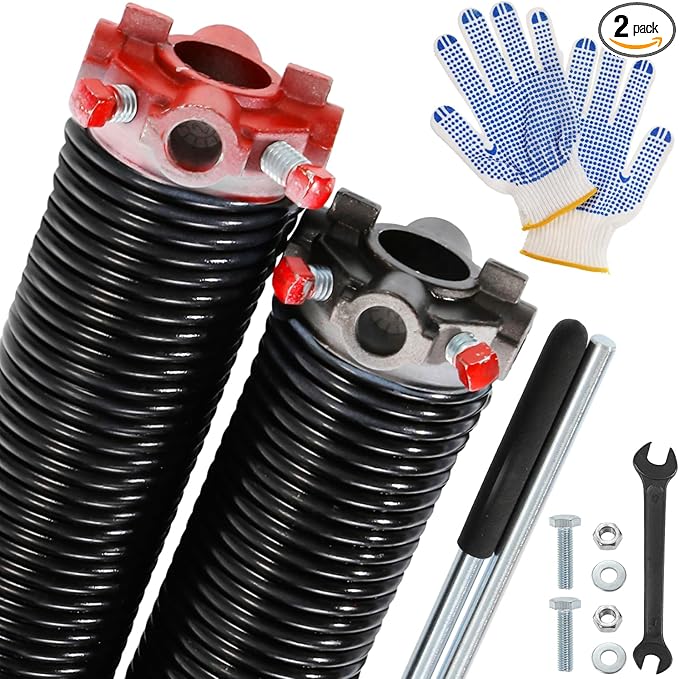 Pair of 2" Garage Door Torsion Springs by POWLAB