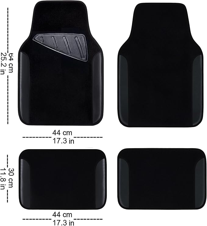 CAR PASS 3D Air Mesh Car Seat Covers Full Sets w/5mm Sponge, Steering Wheel - Image 4