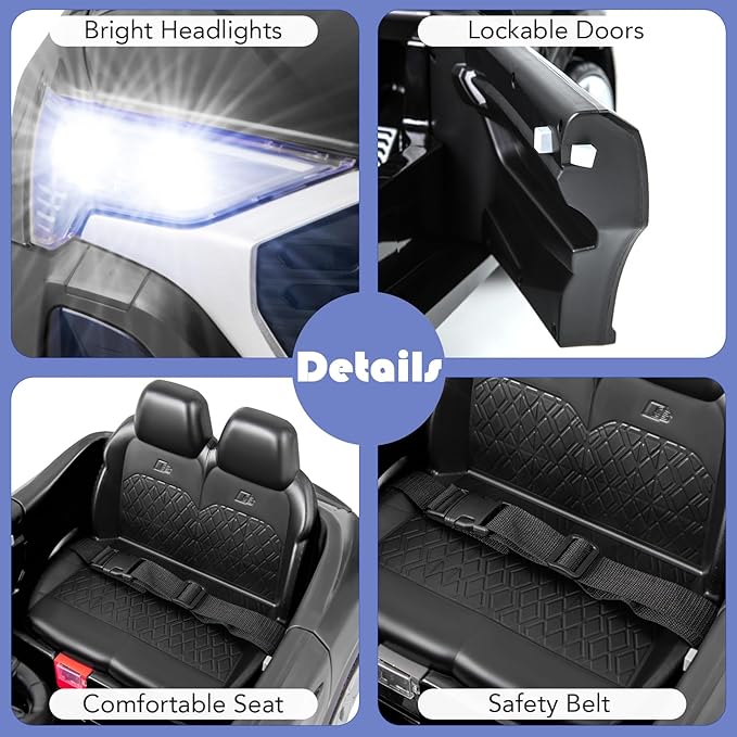 Licensed Audi SQ8 Ride on Car by OLAKIDS, 12V Kids Electric Vehicle - Image 8