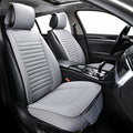 Universal Leather Car Seat Covers Full Set, Car Seat Cushion Covers Protector by SunnyColor