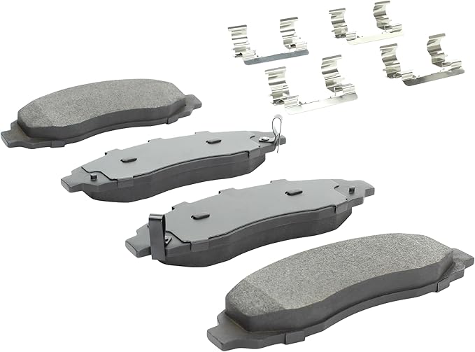 Premium Semi-Metallic Front Brake Pads Compatible - Image 2