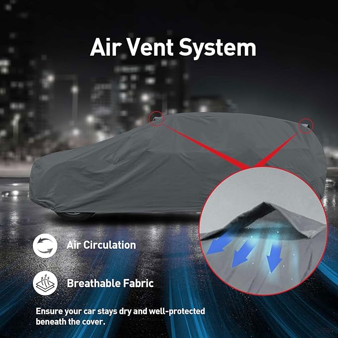 USCarCover Supreme All Weather Protection, Breathable Car Cover - Image 5