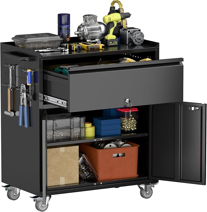 Metal Garage Storage Cabinet by GANGMEIMENTALSTORAGECABINET