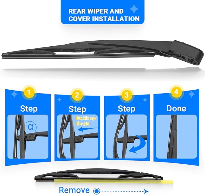 Windshield Wiper Blade Set Replacement - Image 7