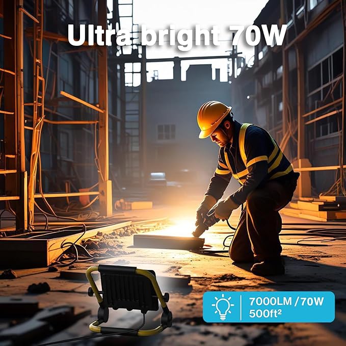 10000LM LED Work Light: Portable Work Light - Image 3