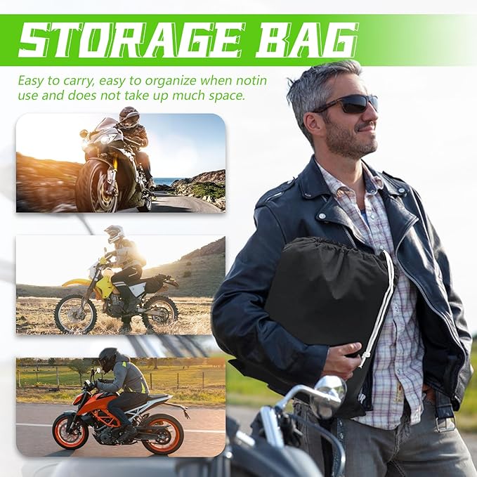 COVERVIN Motorcycle Cover, All Weather Outdoor Waterproof Night Protection - Image 6