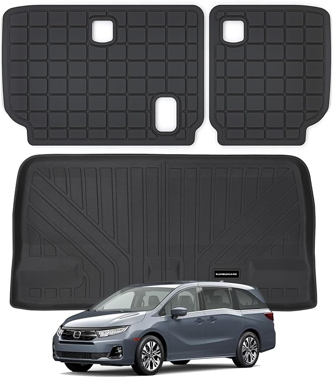 Cargo Liner Trunk Mats for 2011-2025 Honda Odyssey, TPE All Weather Protection - Image 7