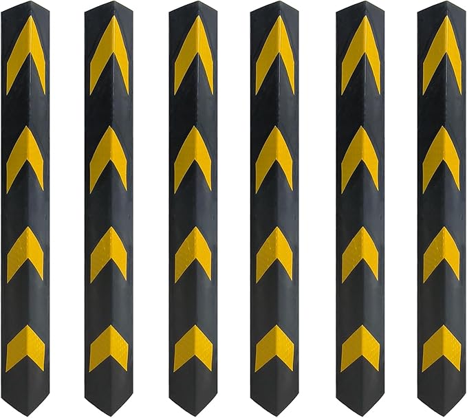 27" Rubber Garage Wall Protector Corner Guard by ASTAMOTOR