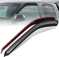 Auto Dynasty Set of 2 Carbon Fiber Pattern Window Visors Compatible by AutoDynasty