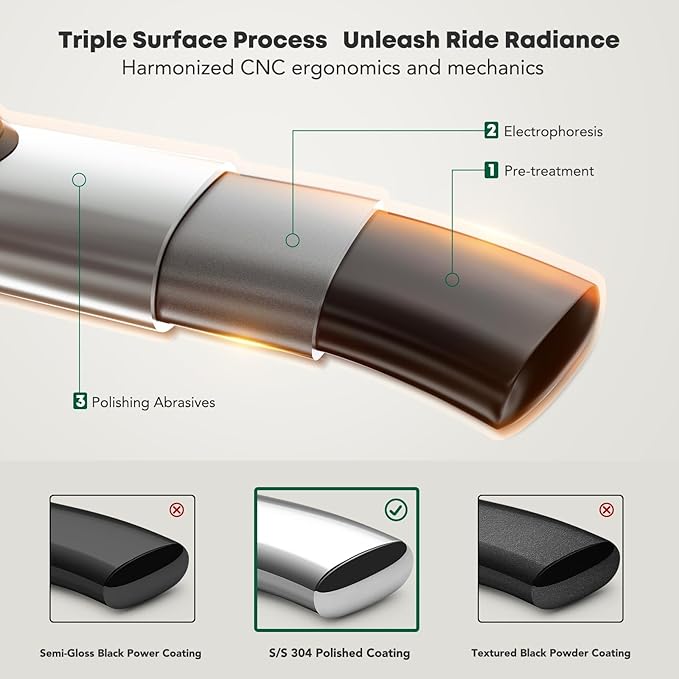 YHTAUTO 3 Inch Running Boards Side Step Bars Fit - Image 4
