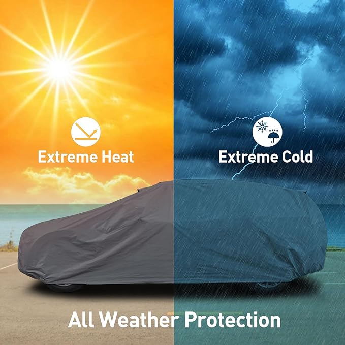 USCarCover Supreme Car Cover for Jeep Wrangler 2009-2025 SUV 4-Door Upgraded - Image 2