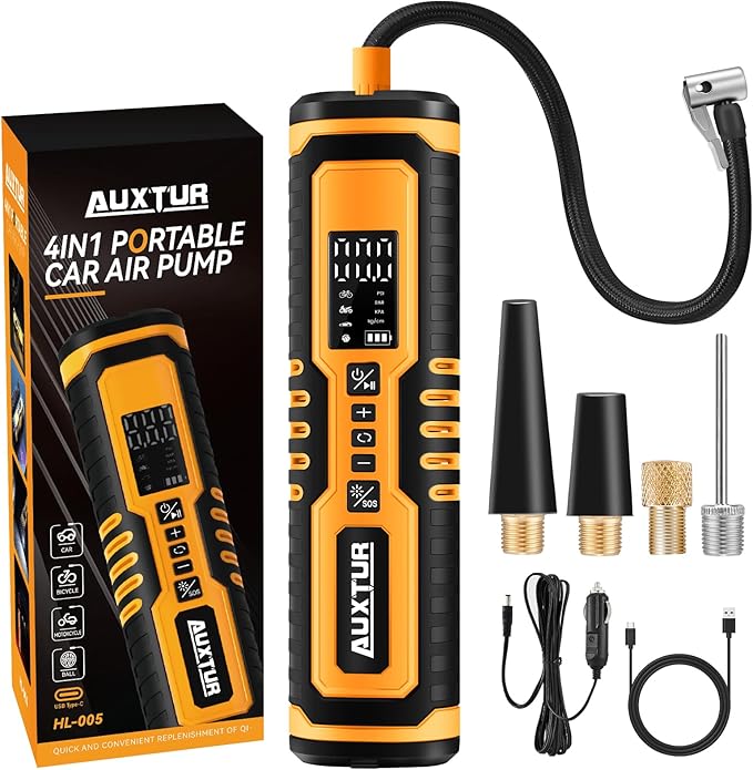 Cordless Tire Inflator for Car by NEWHOUSEHOLDTOOLECOLOGY