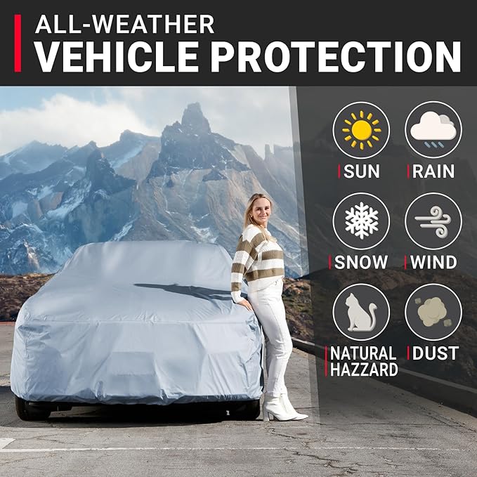 iCarCover Premium Car Cover for 1950-1957 Chevy Bel Air 2-Door, 4-Door Heavy - Image 2