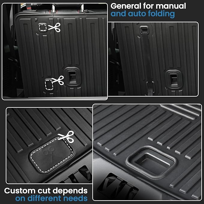 Floor Mats for 2020-2024 2025 Ford Explorer 6 Seats Captain Chairs Car Mat - Image 8