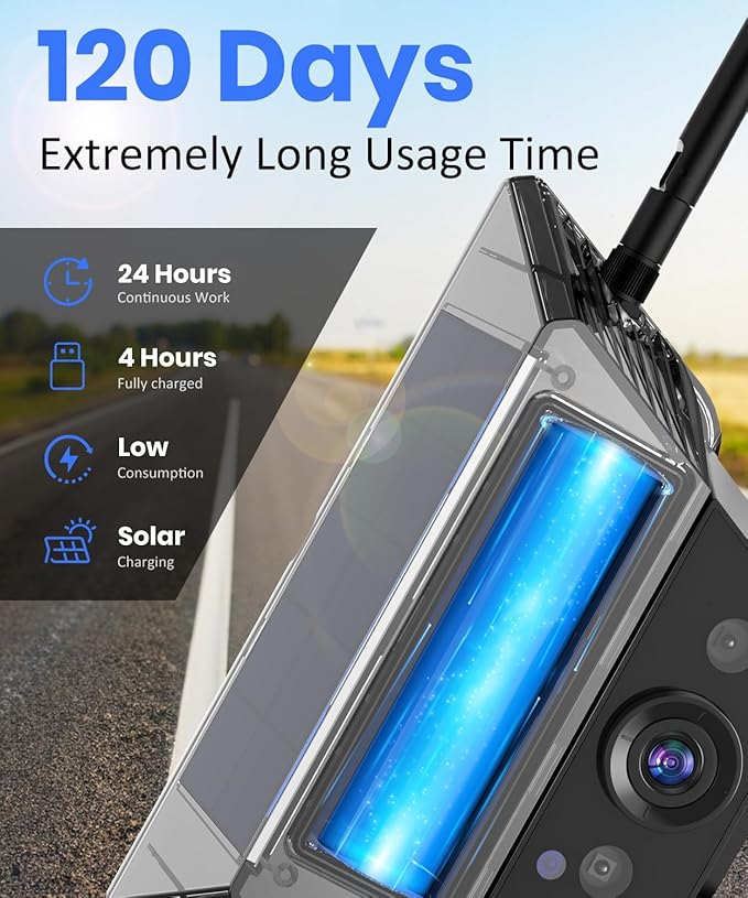 AUTO VOX Wireless Backup Camera Solar Magnetic: Portable Storage Bag Include - Image 6