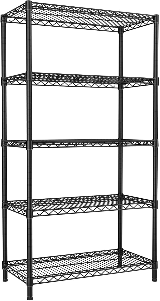 SINGAYE 5 Garage Heavy Duty Shelving Unit Kitchen Pantry Close Home Organizers - Image 9