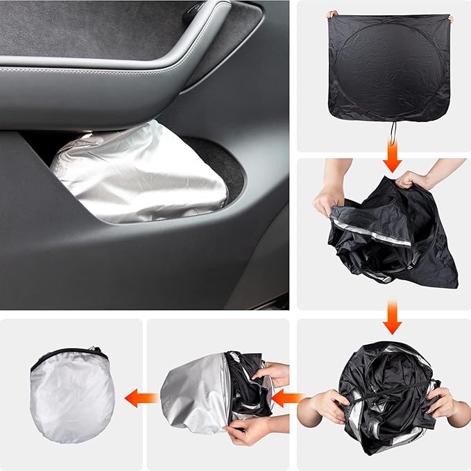 INSAUTO for Toyota Tundra Car Sun Shade Windshield for Tundra 2006 2005 2004 - Image 7