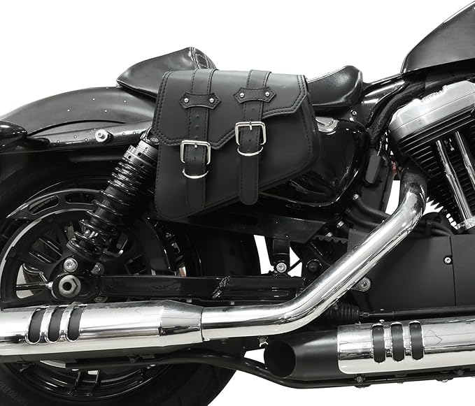 TCMT Motorcycle Saddle Bags Side Tool Bag Luggage Fit - Image 3