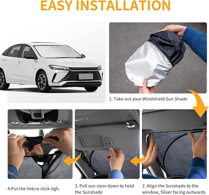 Sunshade Sun Shield for Mercedes-Benz C-Class W205 C250 C300 C400 SLK SLS CLA - Image 4