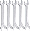 HARFINGTON 5pcs Double Open End Wrench 11mm x 13mm Metric 15 Degree Offset by HARFINGTON