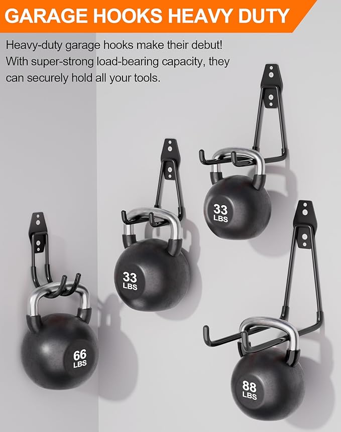 QcoQce 16 Pack Heavy Duty Garage Hooks - Image 3