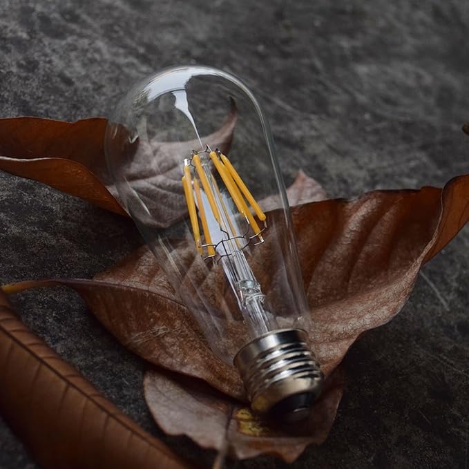 LED Edison Bulb 4W, Antique 40W Vintage Edison Bulb, E26 Light Bulb Non - Image 5