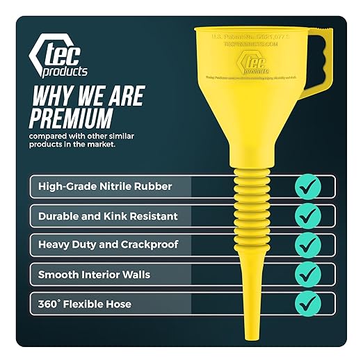 FlexAll Long Flexible Funnel for Automotive Use - Image 3