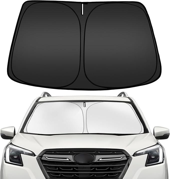ARISMOTOR Windshield Sun Shade for S-ubaru Forester 2019-2024, Custom Fit by ARISMOTOR