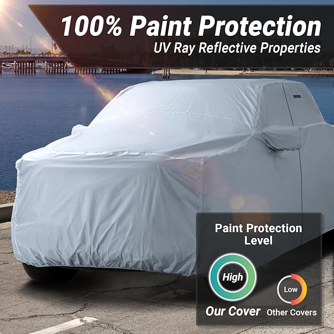 iCarCover Fits 2015-2024 Colorado Crew Cab, 5.1 ft Short Bed Chevy Truck Cover - Image 3