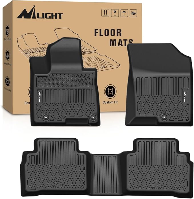 Nilight TPE Floor Mats for 2022 2023 2024 2025 Hyundai Tucson, All Weather by Nilight