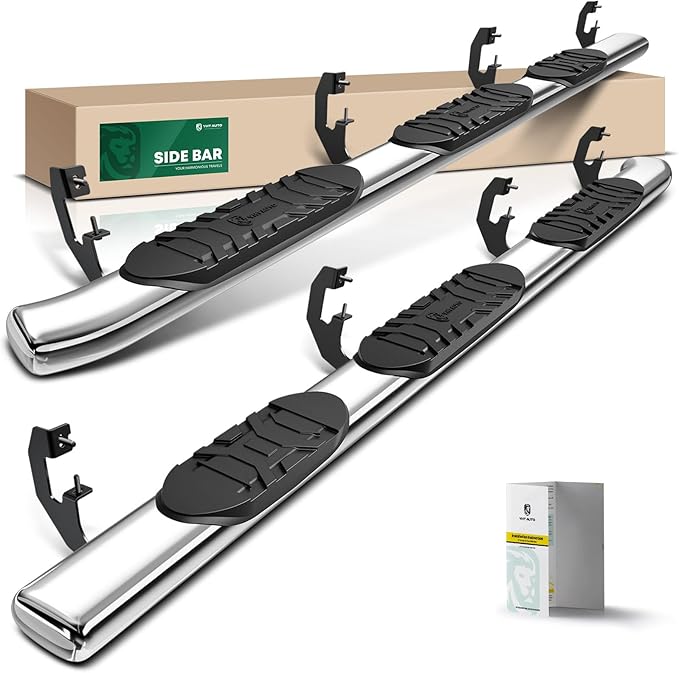 YHTAUTO 5 Inch Running Boards Side Steps Compatible by YHTAUTO