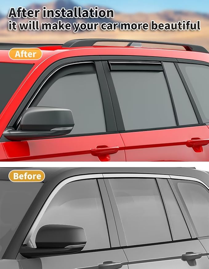 in-Channel Window Rain Guards Fit - Image 5