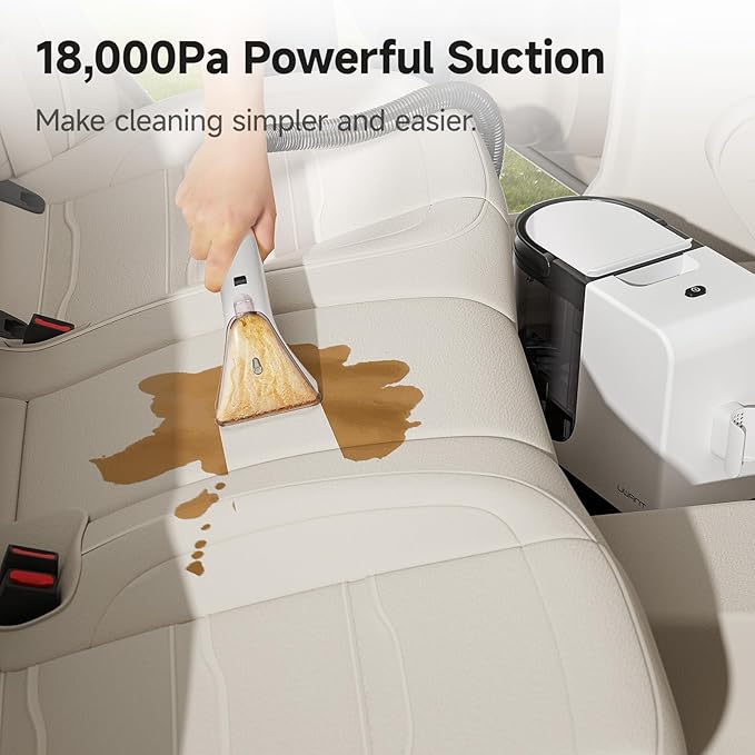 uwant Portable Carpet Cleaner 18Kpa Powerful Suction Spot Upholstery Cleaner - Image 2