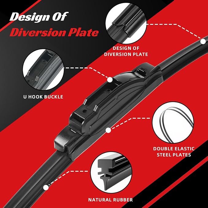 OTUAYAUTO Premium Windshield Wiper Blades - Image 4