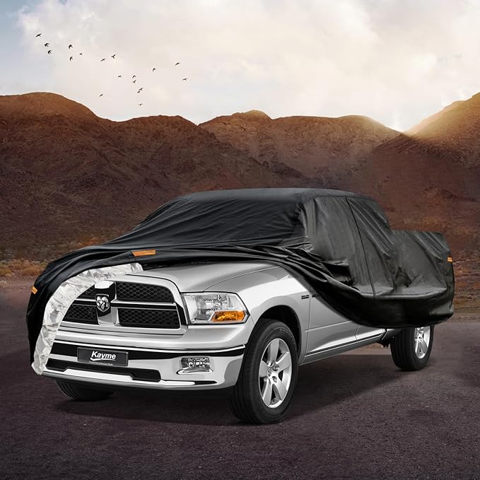 Kayme Truck Cover Custom Fit Dodge Ram 1500 Regular Cab Short Bed. Full - Image 7