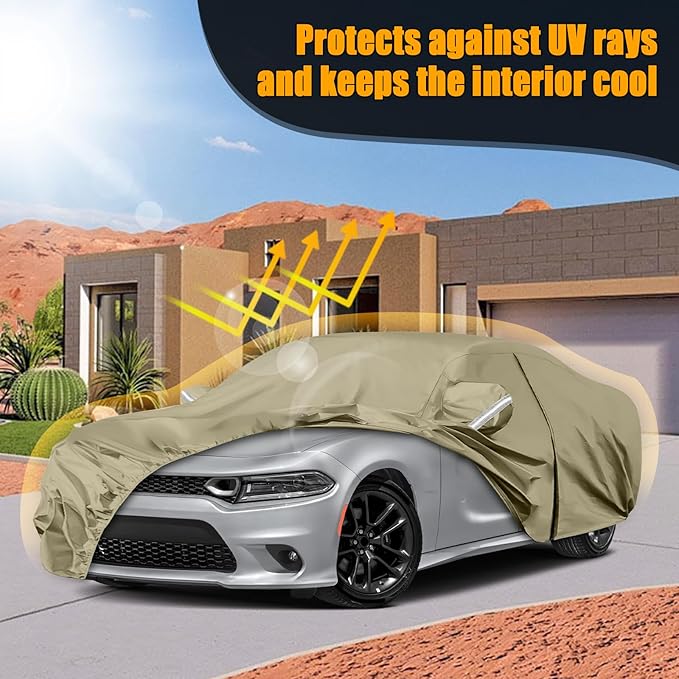 Waterproof Car Covers Replace for 2006-2025 Dodge Charger/Chrysler 300 300C - Image 7