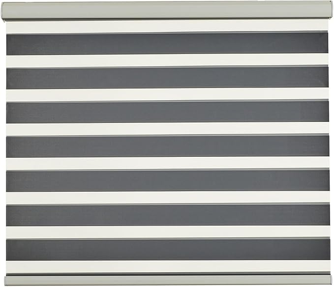 Persilux Cordless Zebra Blinds for Indoor Windows, Free-Stop Cordless, Light by PersiluxHome