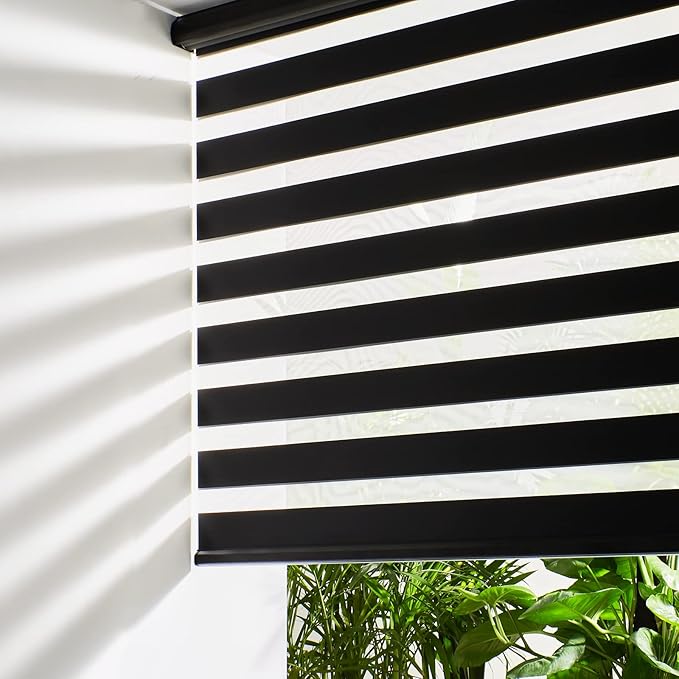 Persilux Custom Size Cordless Zebra Blinds by PersiluxHome