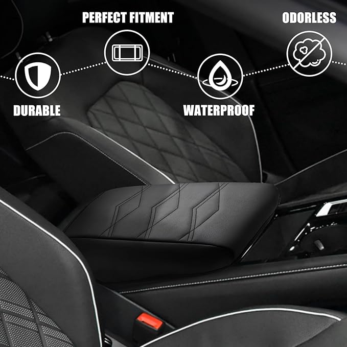 Muslogy for 2024 2025 Atlas & Cross Sport Center Console Pad Armrest Cover - Image 6