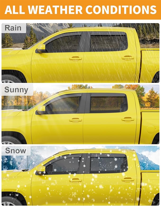 in-Channel Window Rain Guards Fit - Image 6