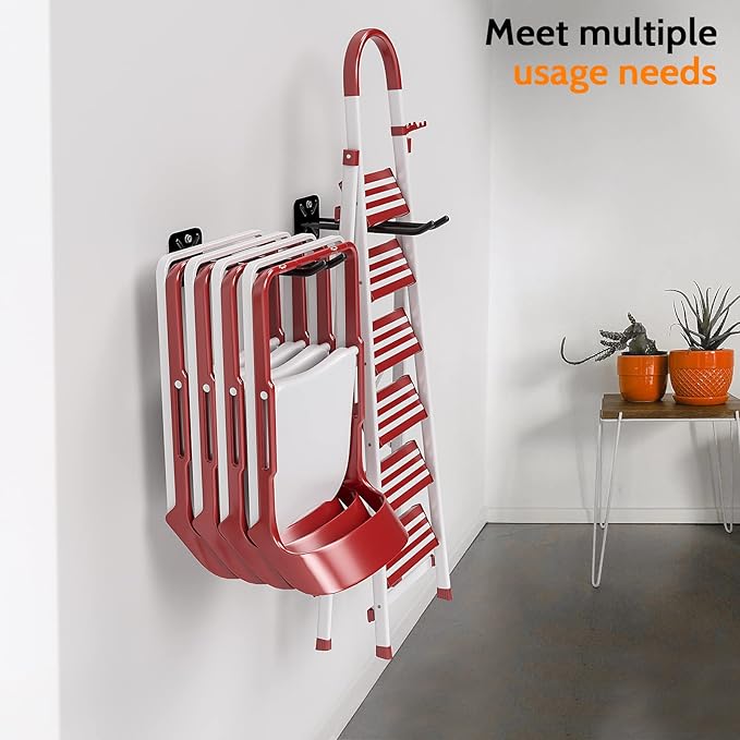 4Pcs Heavy Duty Storage Hooks, Alloy Steel, Wall Mount, 120lb Capacity - Image 2
