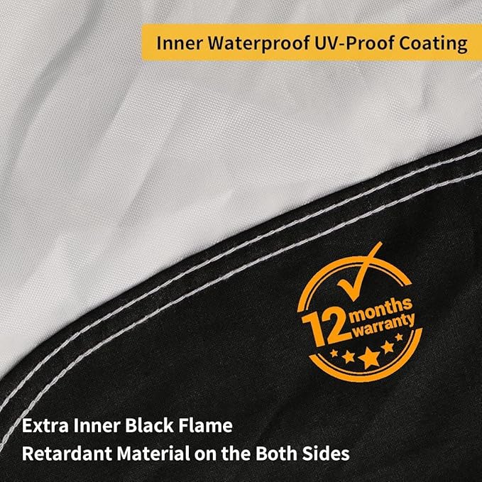 Coverado Motorcycle Cover Waterproof, All Weather Protection Outdoor Full - Image 2