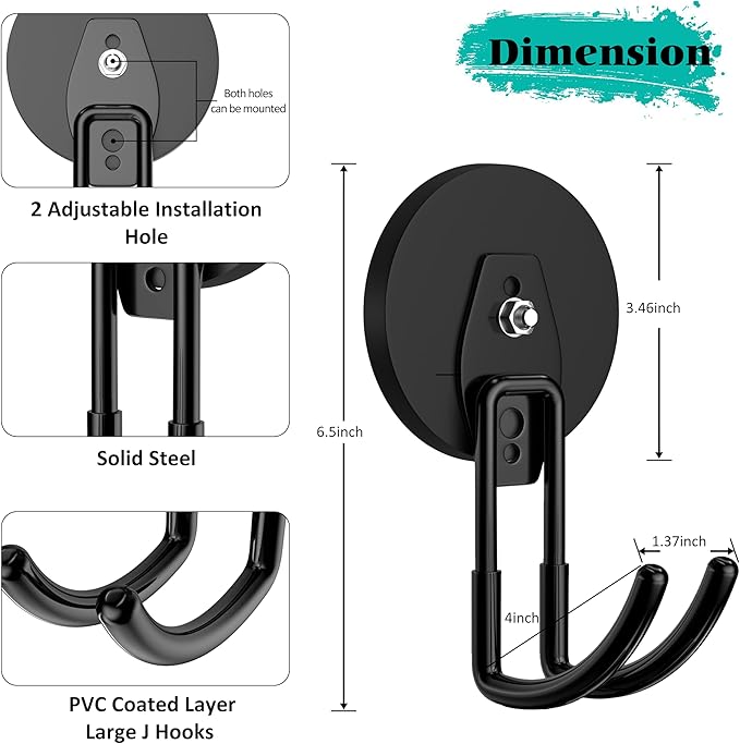 ENUODA Strong Magnetic Hooks Heavy Duty - Image 3