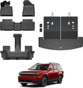 Floor Mats for 2024 2025 2026 Hyundai Santa Fe 6-Seat/7-Seat, All Weather TPE by GALVAGNITE