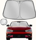 Windshield Sun Shade for 2022-2025 Kia EV6 Foldable Sun Sunshade for Car Front by Fonowka
