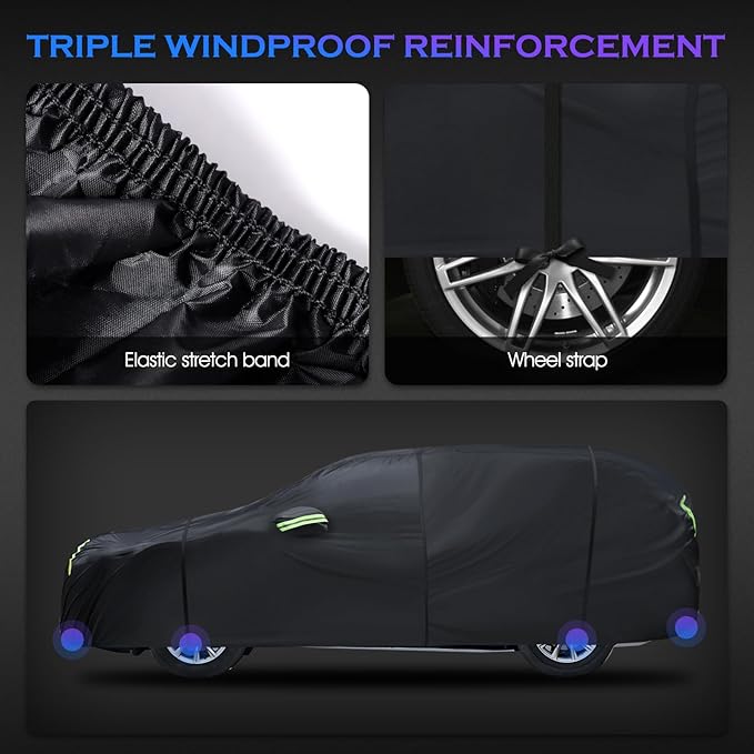 Car Cover Custom Fit for Honda CRV 1997-2025, Toyota RAV4 1996-2025, 6 Layers - Image 5